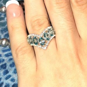 Colleen Lopez/HSN Blue Zircon ring